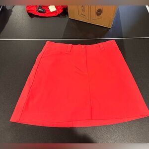 Nike Bright Red Mini Skirt